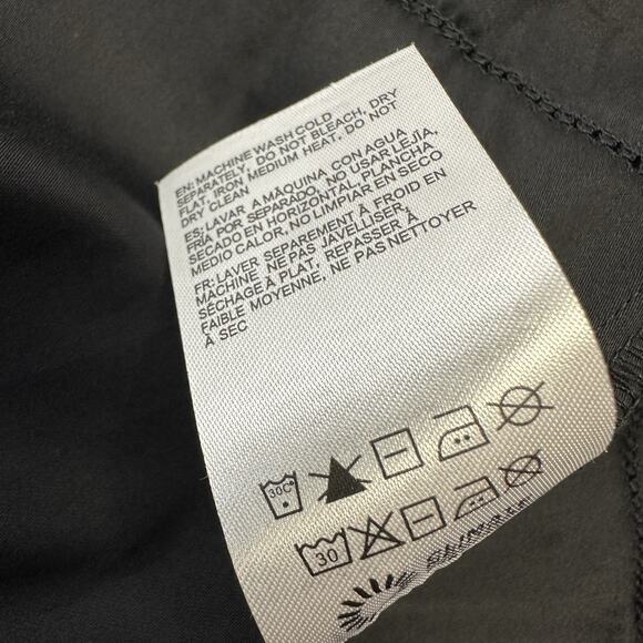 New Reformation Rowen Tube Top Black Cropped Split Hem Bow Blouse Size‎ M - Picture 8 of 8